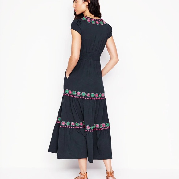Boden Eloise Embroidered Midi Dress - Picture 4 of 7
